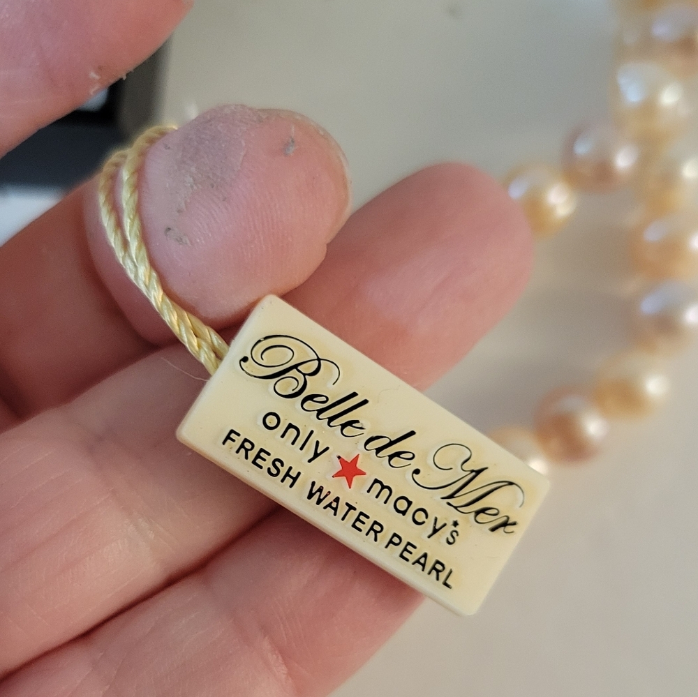 Belle De Mer Freshwater Pearl Necklace NWT - Picture 8 of 10